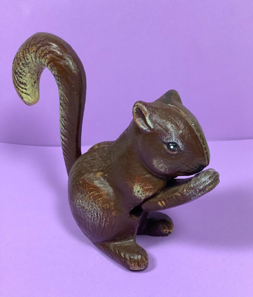Vintage Antique Cast Iron Squirrel Nutcracker