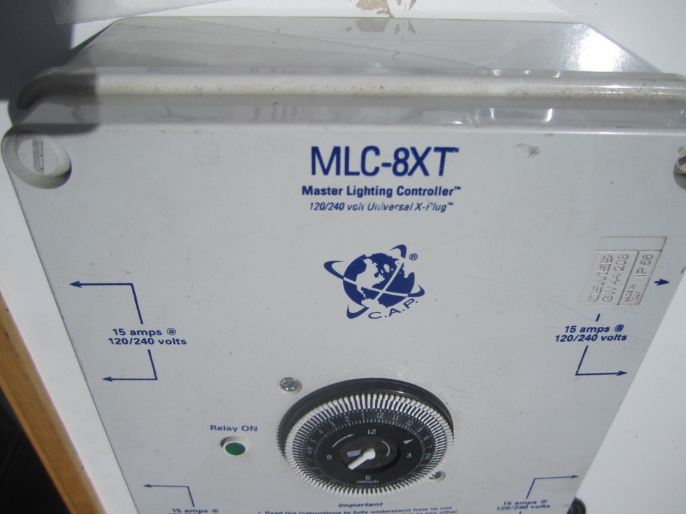 C.A.P. MLC-8XT Master Lighting Controller HID Timer
