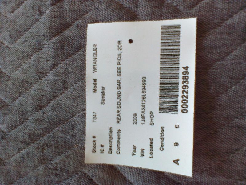 TJ 2008 Speaker 254891