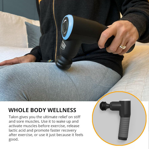 Brazyn - Talon Percussion Massage Gun + Cane + Holder System -...