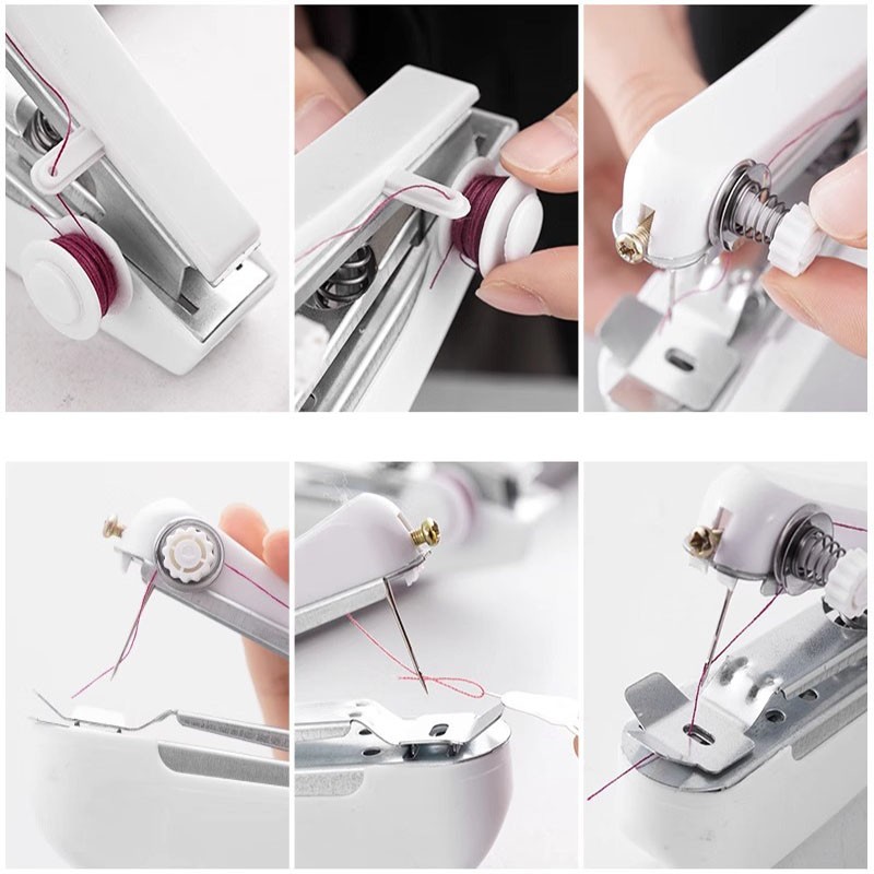 Multi-Functional Handheld Manual Sewing Machine Portable Mini Tailor Sewing Tool
