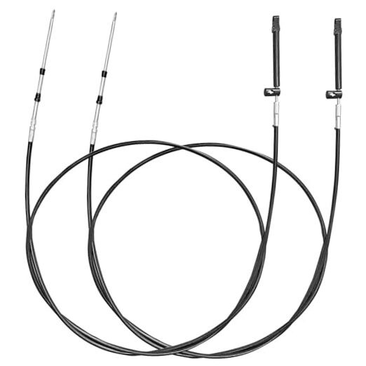 2PCS GEN II Throttle Shift Remote Control Cable Compatible with 10FT