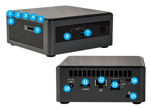 NUC CPU NUC10i3FNH