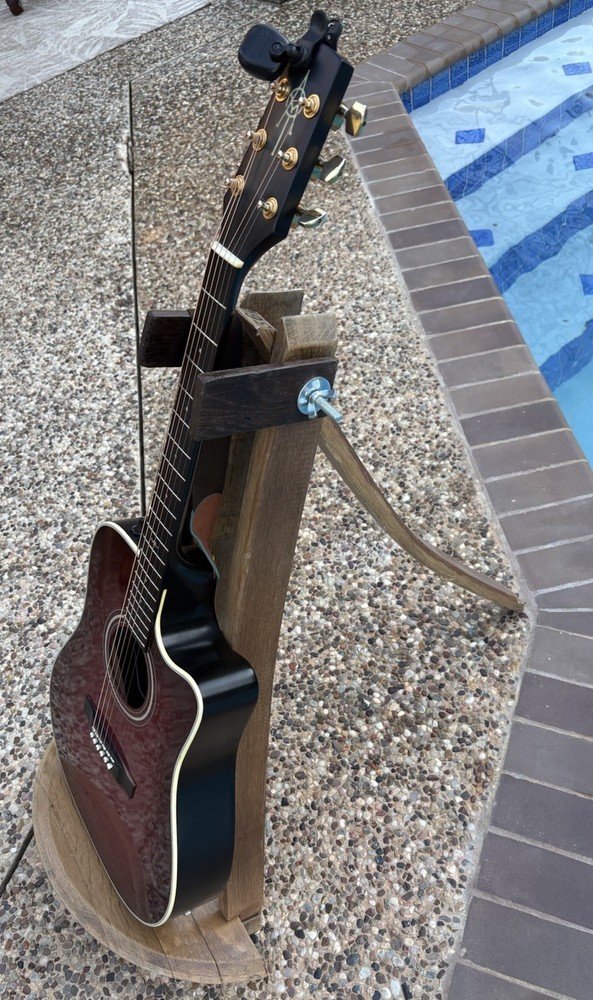Wine Stave Guitar Stand #36
