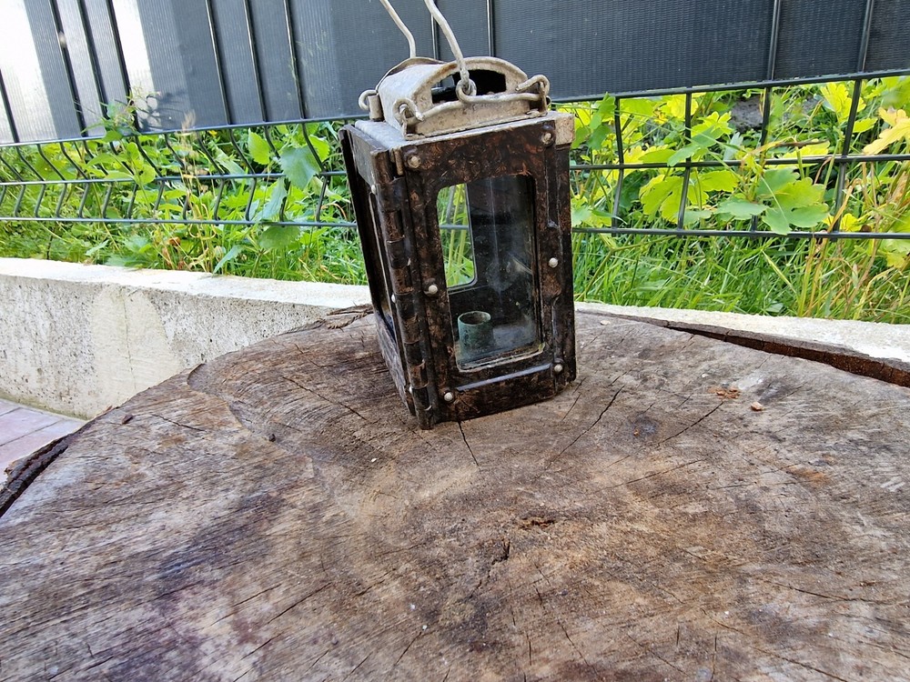 WW2 Original German Carbide Bakelite Lantern From The German Bunker.