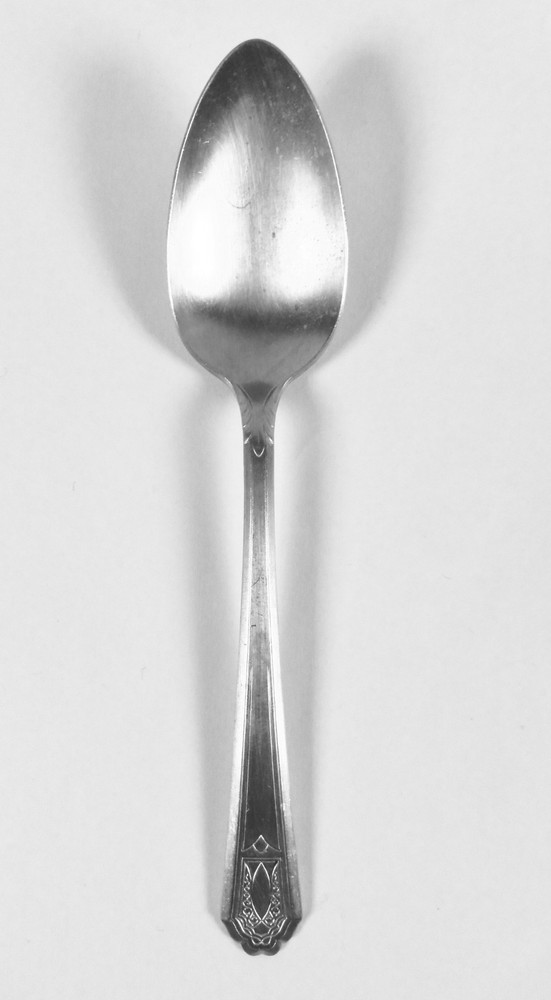 Marquette Silverplate Engraved Design Flatware Spoon