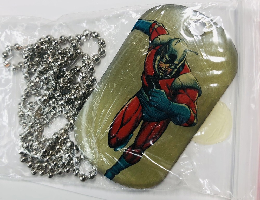 Marvel Dossier Ant Man Dog Tag Necklace Upper Deck