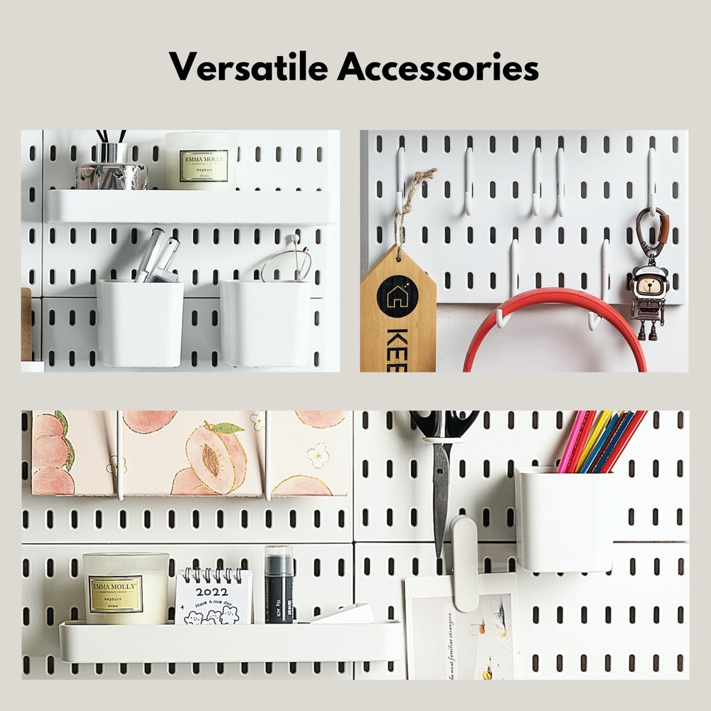 Peg Board Organizer Accessories, Peg Board with Accessories, Pegboard Hooks, ...