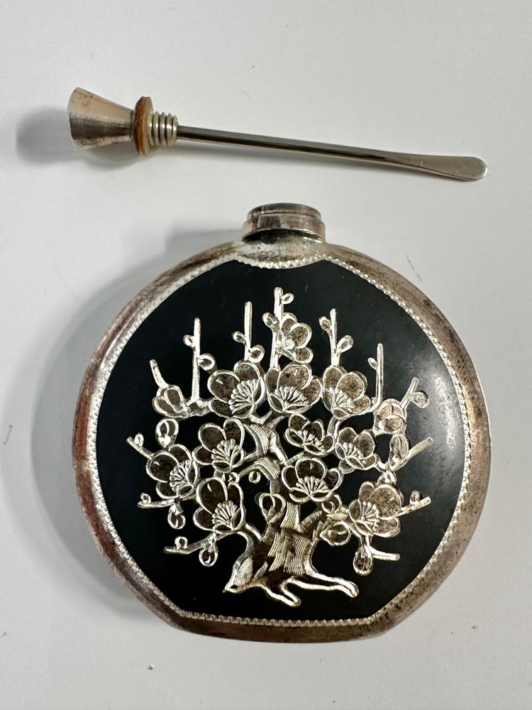 Asian Sterling Silver Snuff Bottle