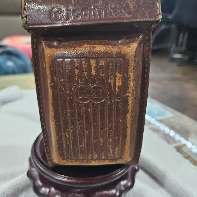 Ricohflex Model VIIS Vintage Camera with Leather Case