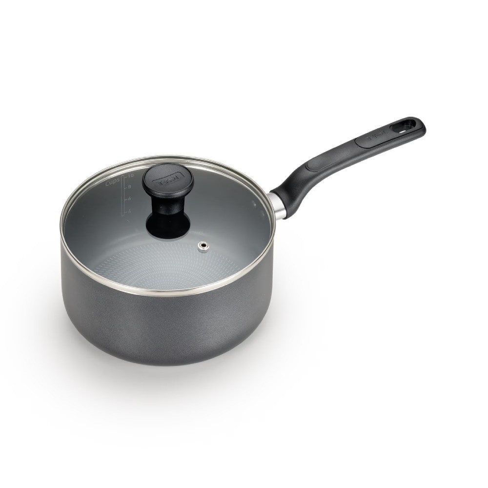 Easy Care Nonstick Cookware, Saucepan, 2 Quart, Grey