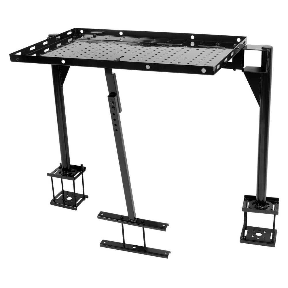 300LBS Trailer Tray Cargo Carrier Rack Travel Storage Mount RV Generator Mount