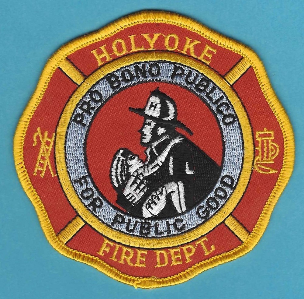 HOLYOKE MASSACHUSETTS FIRE RESCUE PATCH
