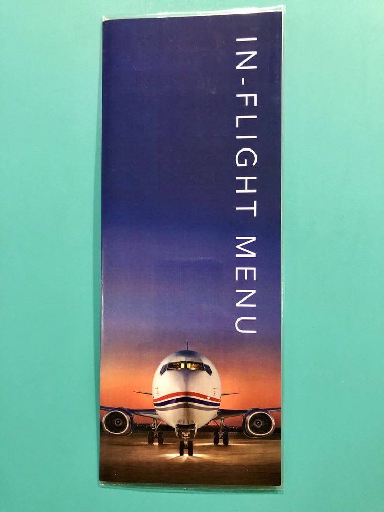 XTRA AIRWAYS INFLIGHT MENU