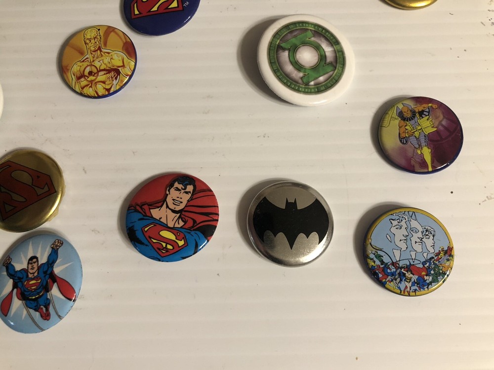 Assorted Dc Marvel Other pins and patches