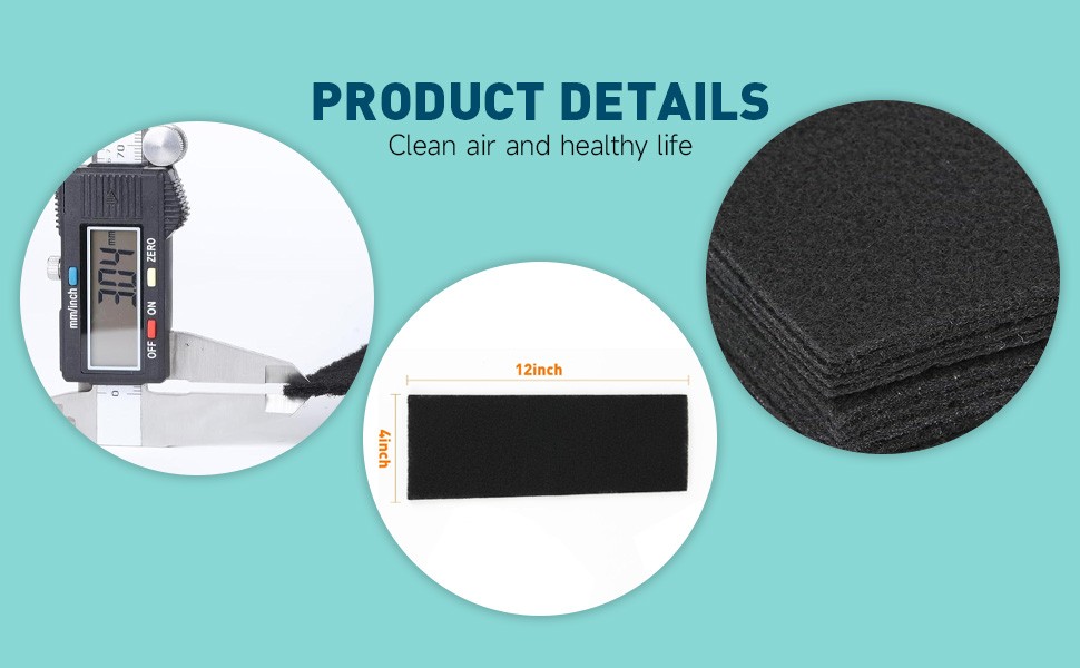 Activated Carbon Deodorizing Filter For Cat Litter Box Replacement Pet Clean