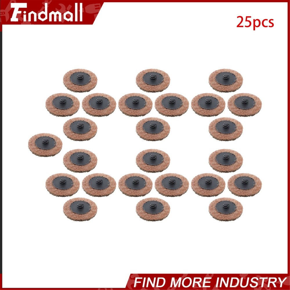 Findmall 25 Pcs 2 Inch Surface Conditioning Quick Change Sanding Discs