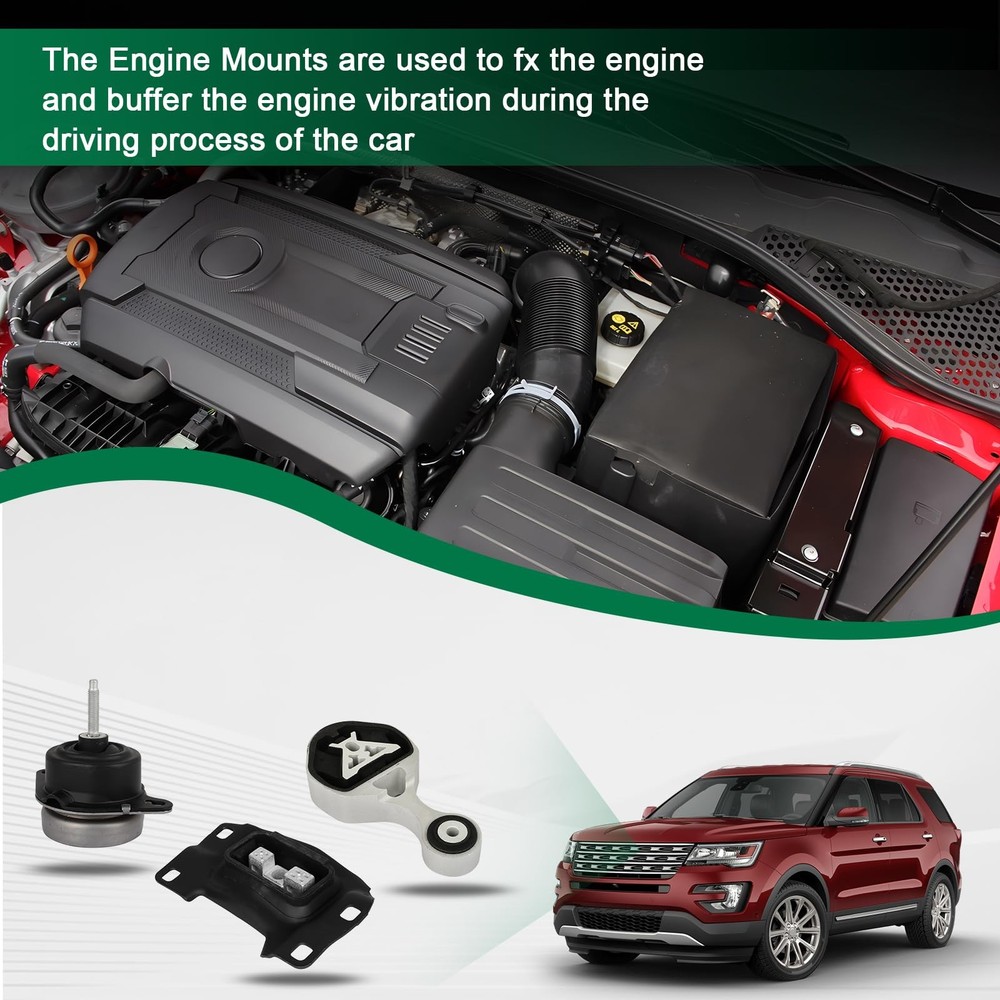 Engine Transmission Torque Strut Mount Set for Explorer 2016-2019 203480