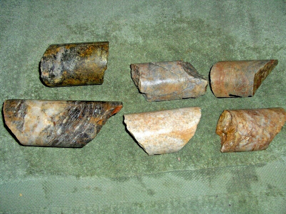 Split Drill Core Samples From Alaska Gold Mine 6 Pieces #9