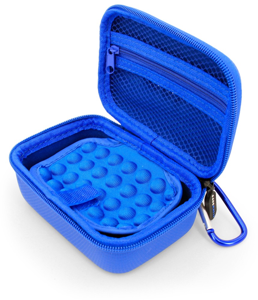 CM Wireless Microphone Case Fits DJI Mic 2 - Lavalier Mic Case Only, Blue