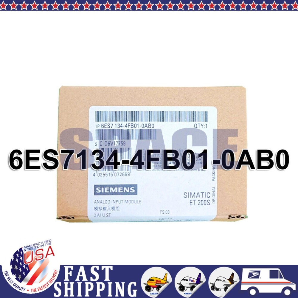 New Siemens 6ES7134-4FB01-0AB0 Electronics module for ET200S 6ES7 134-4FB01-0AB0