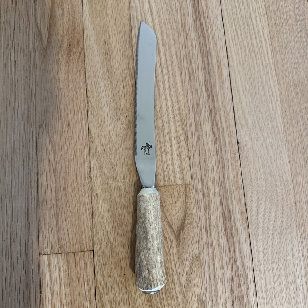Cake Cutting knife antler handle Hunter Wedding
