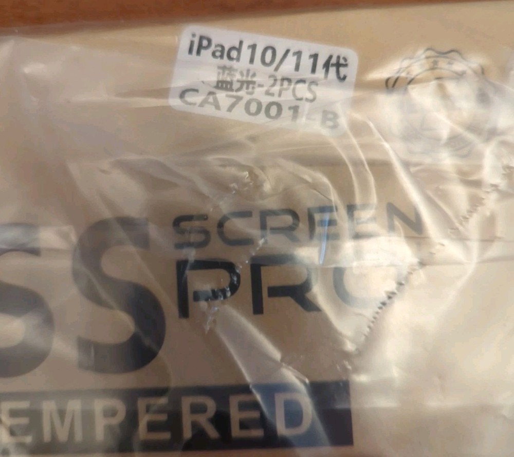 Tempered Glass Screen Protector 2 Pack, iPad 10/11