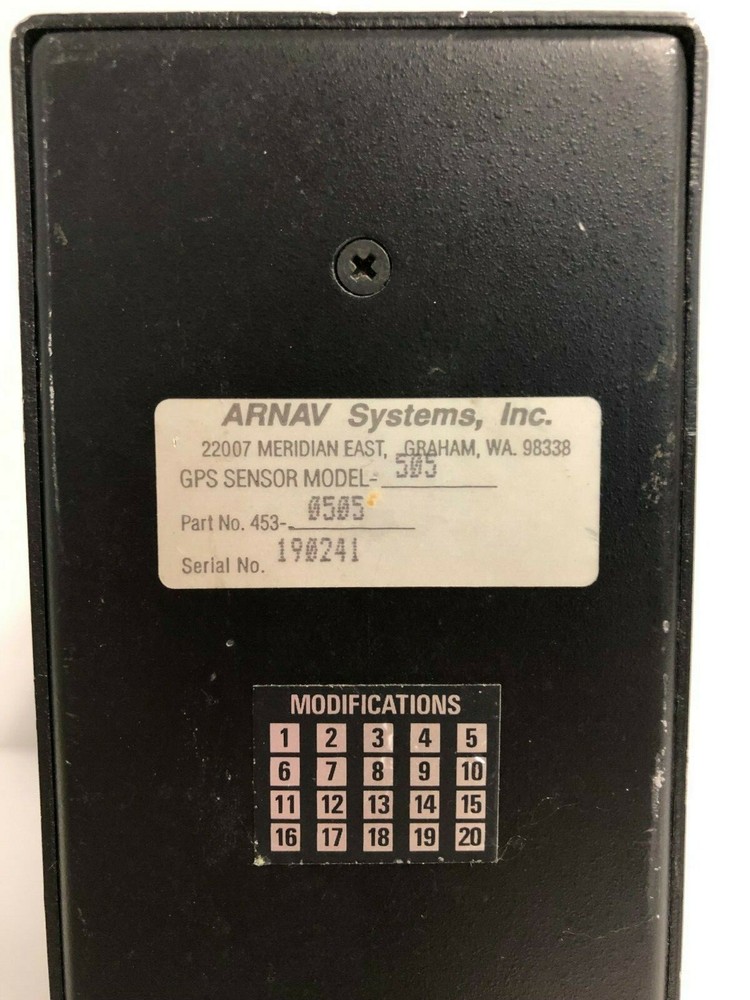 ARNAV GPS SENSOR P/N 453-0505