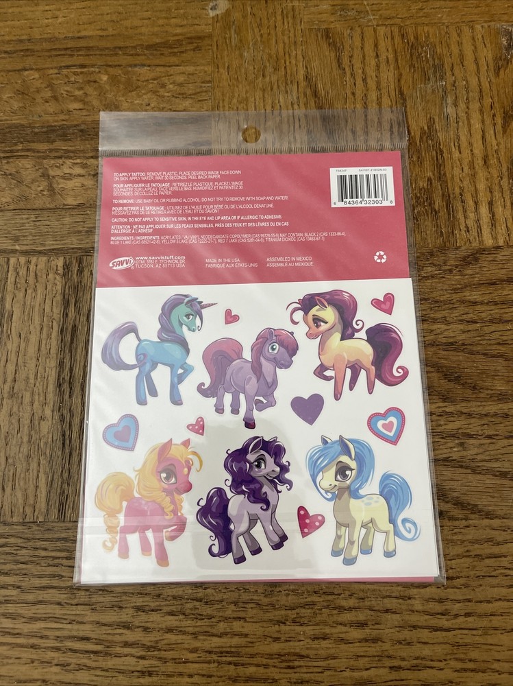 SAVVi Tattoos Little Ponies