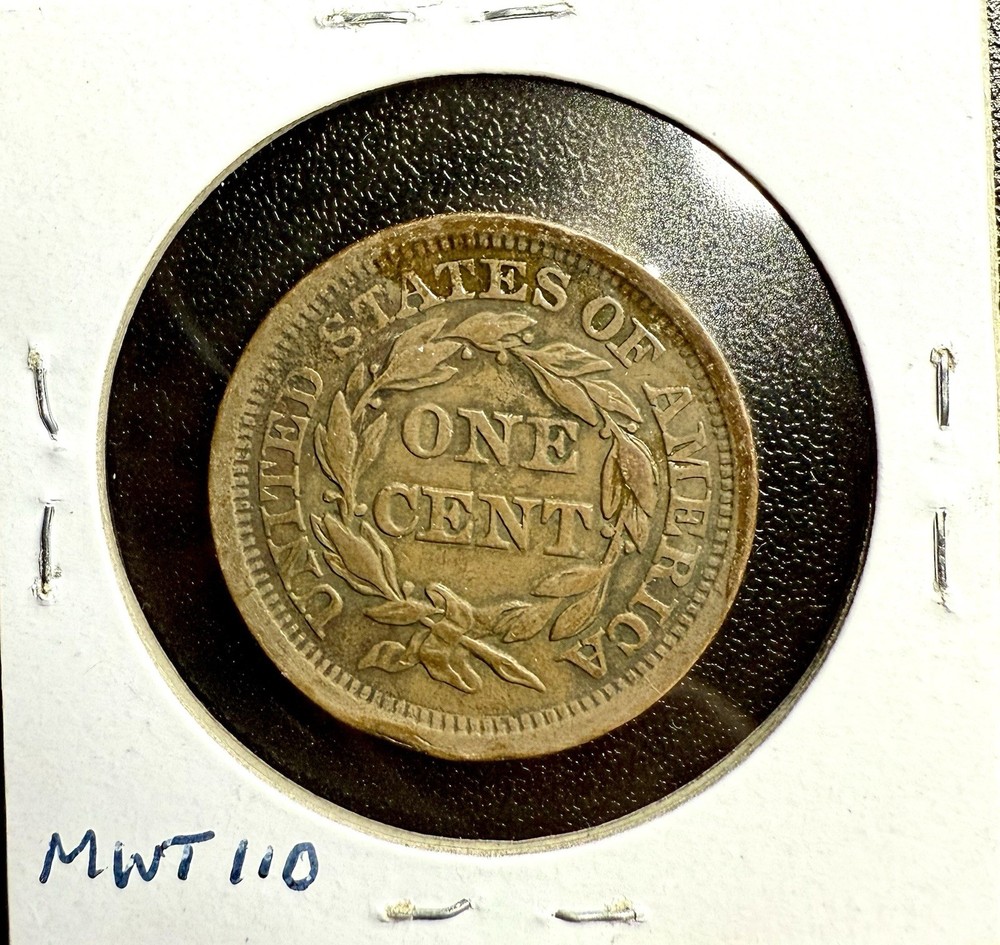 1854 Large Cent – Sharp Design, Minimal Wear