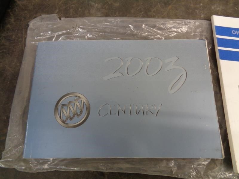 CENTURY   2003 Owners Manual 1115088