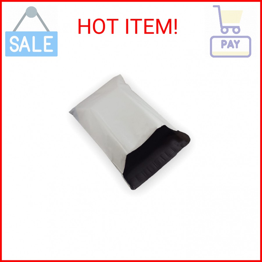 30 EcoSwift 9 x 12 White Small Poly Mailer Size #3 Self Sealing Envelopes Plasti