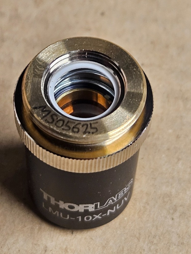 Thorlabs LMU-10X-NUV Microscope Objective 10X UV Compatible RMS Thread