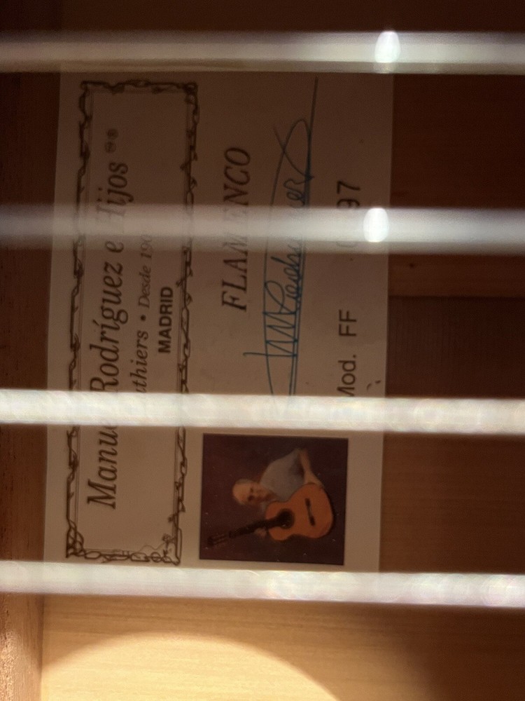 Manuel Rodriguez Model FF Flamenco Classical Guitar Pristine