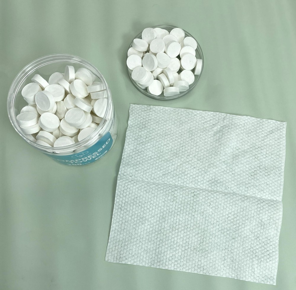 200 Pcs Mini Compressed Towels, Disposable Cleaning Towel, Compressed Hand Wi...