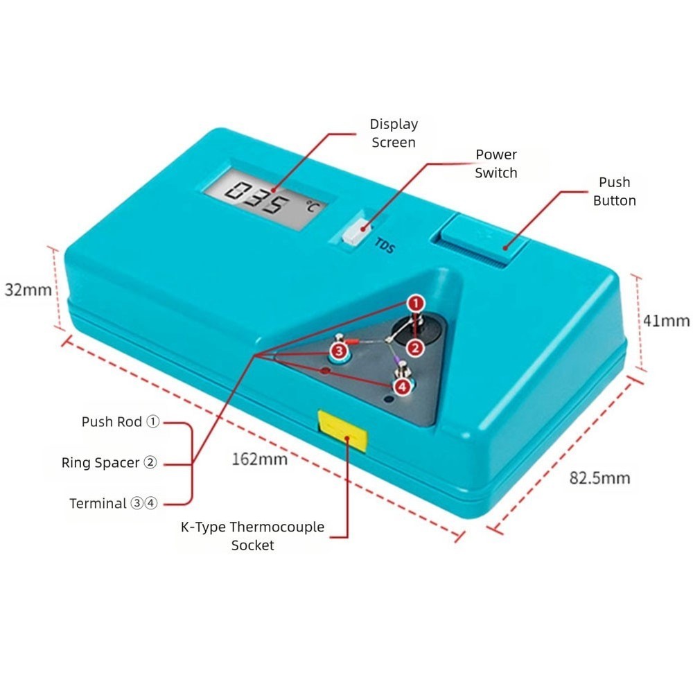 BK191 Soldering Iron Temperature Tester with Fast Response Digital Display