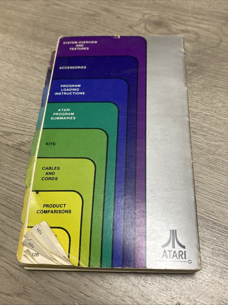 Atari 800 Home Computer System Salesperson’s Guide 1982 Book