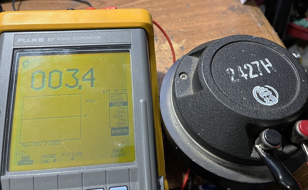 JBL 2427H COMPRESSION DRIVER GOOD CONDITION