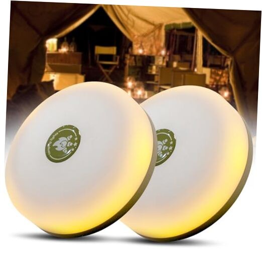 Camping Lights String,Outdoor String Lights with 5 Lighting 32.8ft-2Pack