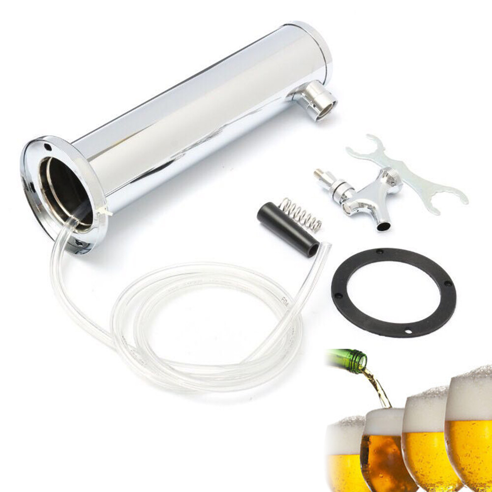 Stainless Steel Draft Beer Dispenser Kit - Home Kegerator Tower