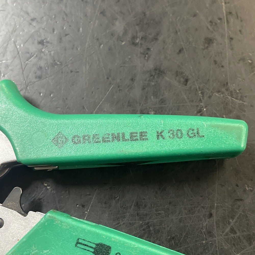 Rare Greenlee K30 GL Ferrules Square Crimper