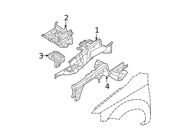 Genuine GM Rail Assembly 96408243