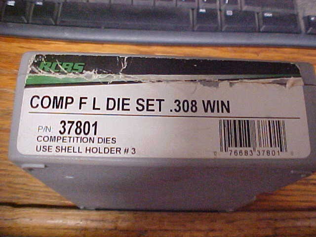 RCBS FL Competition Reloading Die Set 308 Winchester Caliber