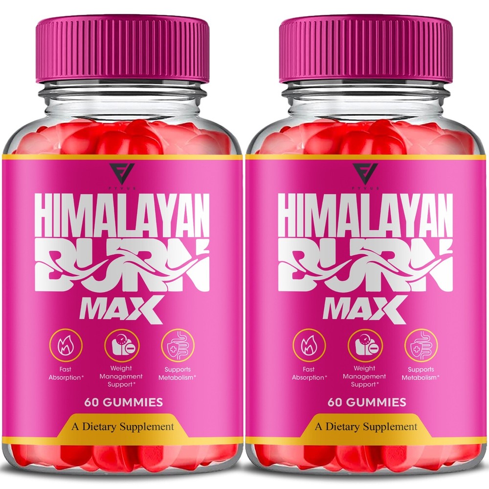 (2 Pack) Himalayan Burn Max Gummies, HimalayanBurn Advanced Gummy (120 Gummies)