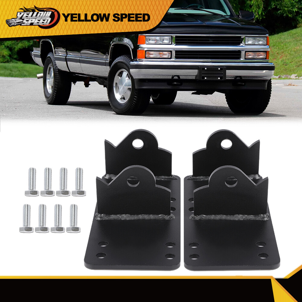 Fit For 73-98 Chevy LS LSX Engine Swap Adapter Plate Engine Mount Bracket Pair