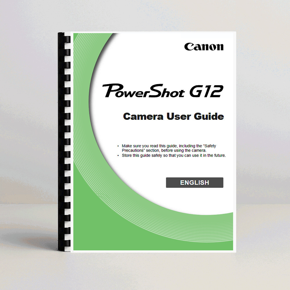 Canon PowerShot G12 Instruction Manual, 214 Pages