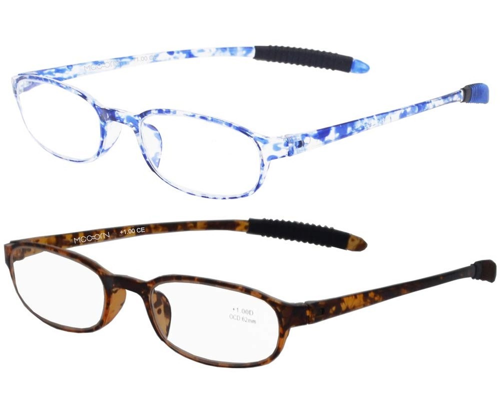 Lightweight Reading Glasses,Flexible(Memory Plastic) Readers,Unbreakable read...