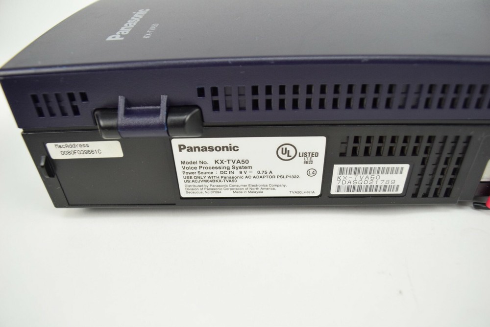 Panasonic TVA50 Voice Processing System