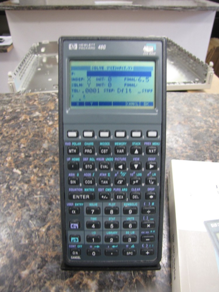 HP 48G Scientific Graphing Calculator w/ User Guide & BMOW SD Software- Working!