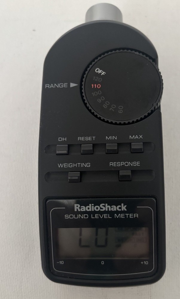 Radio Shack Digital Sound Level Meter 33-2055 With User Guide